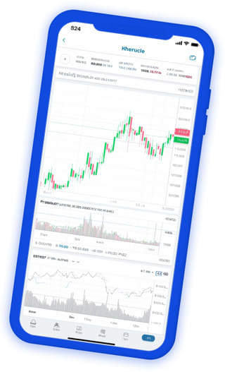 Cielo Fondencia aplicación de comercio de criptomonedas panel de control de cartera en directo